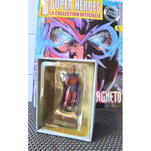 Figurine Plomb Collection Marvel Super Héroes N° 05 : Magnéto Avec Son Fascicule