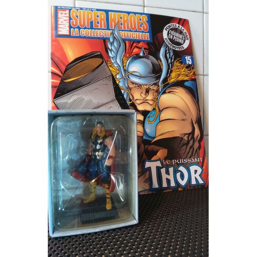 Figurine Plomb Collection Marvel Super Héroes N° 15 : Thor Avec Son Fascicule