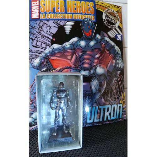 Figurine Plomb Collection Marvel Super Héroes N° 26 : Ultron Avec Son Fascicule