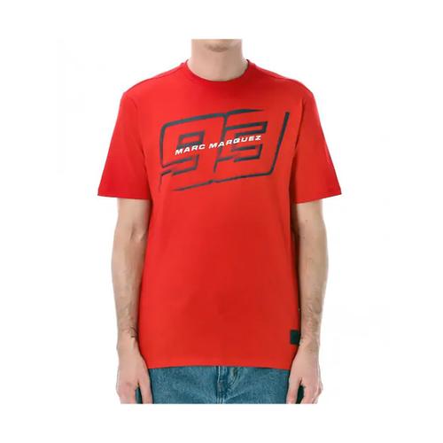 T-Shirt Marc Marquez - 93 Logo Moto Gp Rouge Homme