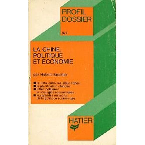 La Chine Politique Et Economie