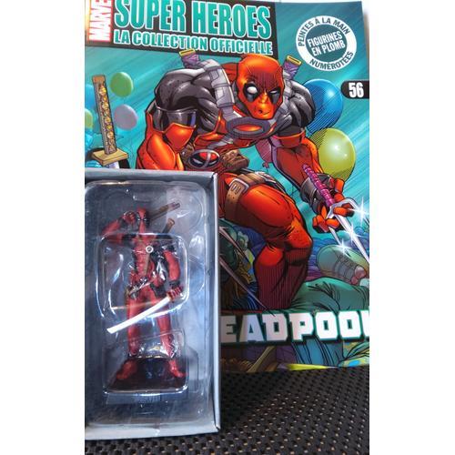 Figurine Plomb Collection Marvel Super Héroes N° 56 : Deadpool Avec Son Fascicule