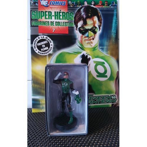 Figurine Plomb Collection Dc Comics N° 07 : Green Lantern Avec Son Fascicule