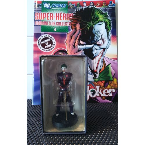 Figurine Plomb Collection Dc Comics N° 04 : Le Joker Avec Son Fascicule