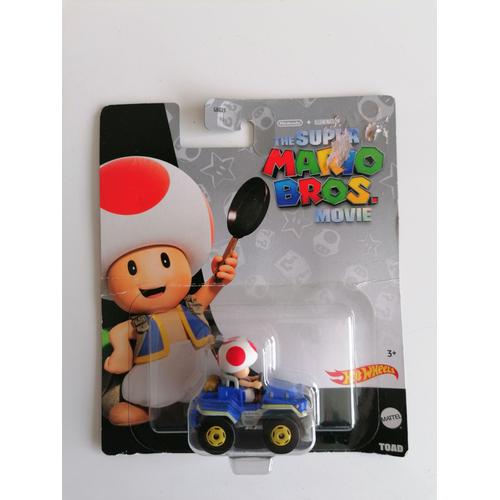 Figurine Toad Hot Wheels - Mario Kart - The Super Mario Bros. Movie - Nintendo - Mattel - 2020