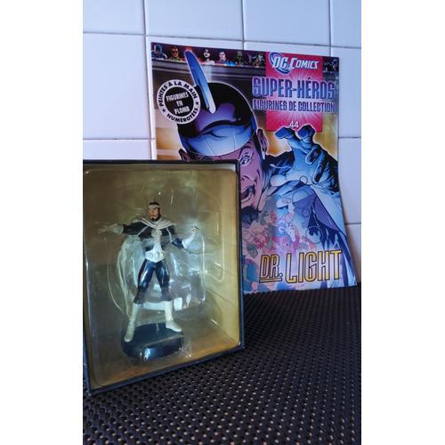 Figurine Plomb Collection Dc Comics Super Héros N° 44 : Dr Light Avec Son Fascicule
