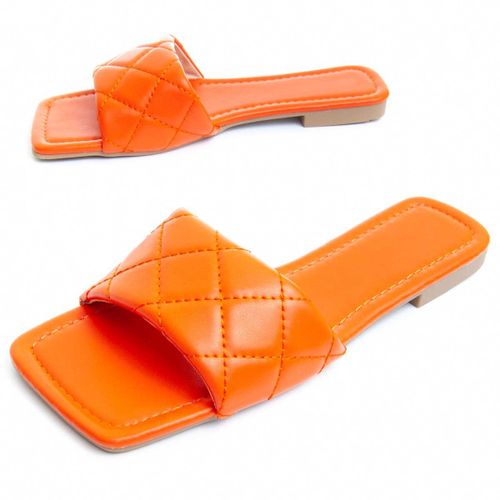 Sandale Plate Pour Les Femmes. Montevita Palanti 82849 Orange: Taille 37, Couleur Orange