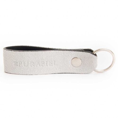 Porte-Clés En Cuir. Purapiel Mikey 74238 Blanc: Taille - S / T, Couleur - Blanc