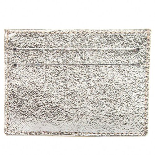 Porte-Feuille En Cuire. Purapiel Micardglam 74236 Silver: Taille - S / T, Couleur - Argent
