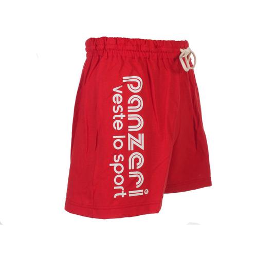 Neuf Shorts multisports Panzeri Uni a rouge jersey short Rouge 30925 