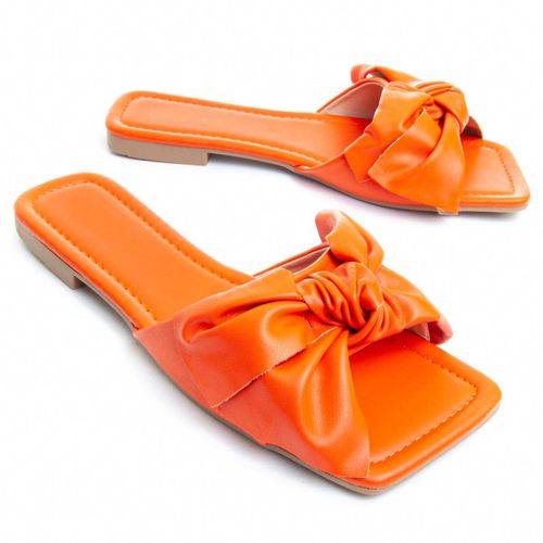 Sandale Plate Pour Les Femmes. Montevita Palanti2 82854 Orange: Taille 38, Couleur Orange