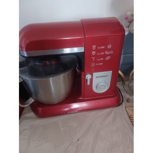 Robot cuisine multifonction SilverCrest rouge