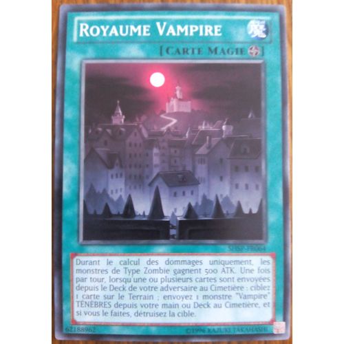 Carte Yu-Gi-Oh - Royaume Vampire - Shsp-Fr064 Commune
