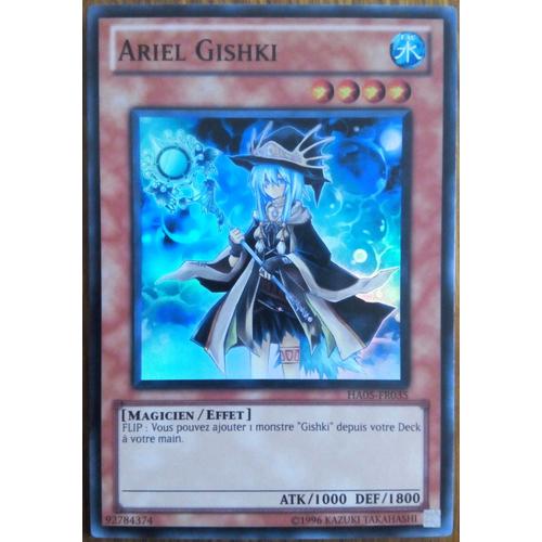 Carte Yu-Gi-Oh - Ariel Gishki - Ha05-Fr035 Super Rare
