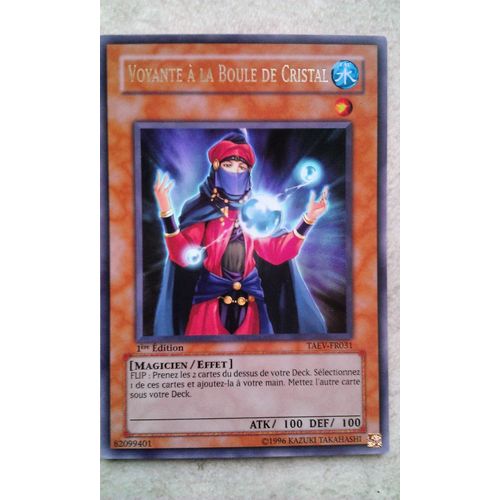 Carte Yu Gi Oh Taev-Fr031 Voyante À La Boule De Cristal Ultrea Rare 1ère Édition