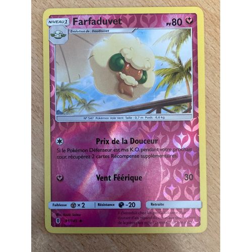 (1713) Farfaduvet 91/145 Pokemon 