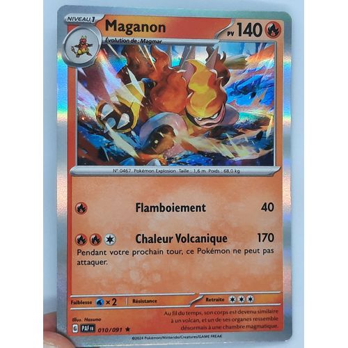 Maganon Holo - Pokémon - Set Destinées De Paldea - 010/091 - Ev4.5 - Française - Très Bon État