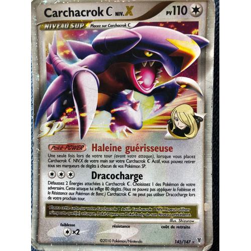 Carte Pokemon - Carchacrok C Niv X - 145/147