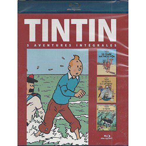Tintin - 3 Aventures - Vol. 3 : Le Secret De La Licorne + Le Trésor De Rackham Le Rouge + Le Crabe Aux Pinces D'or