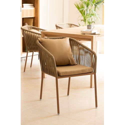 Lot De 4 Chaises De Salle À Manger Arhiza [Supreme] Vert Kaki