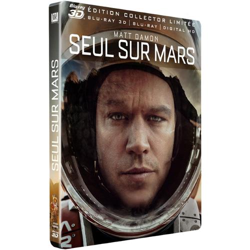 Seul Sur Mars - Combo Blu-Ray 3d + Blu-Ray + Digital Hd - Édition Collector Limitée Boîtier Steelbook