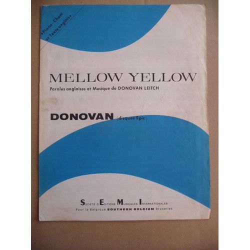 Mellow Yellow   Donovan