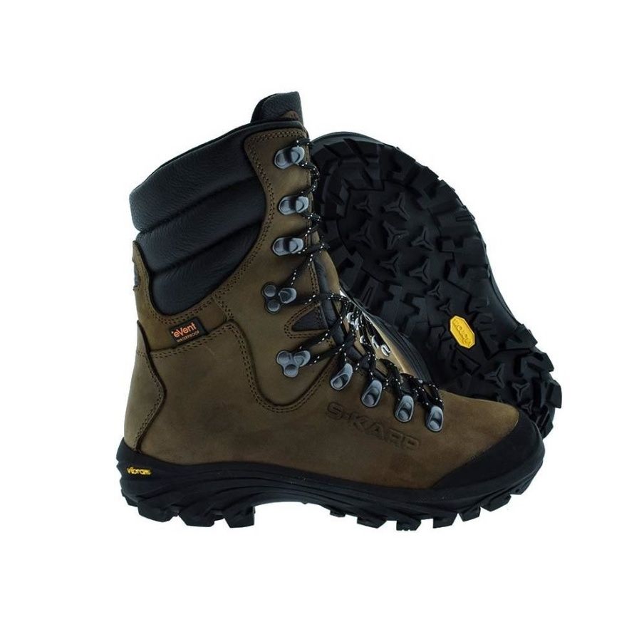 Bottes Tactiques S-karp Forest Marron, Doublure Hydrophobe, Semelle Vibram Grivola,