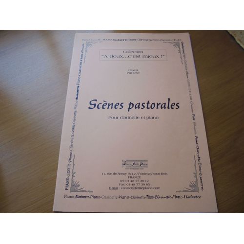 Scènes Pastorales Pour Clarinette Et Piano