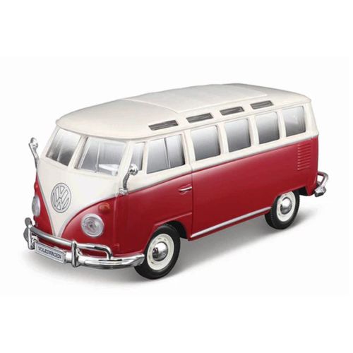 Véhicules Miniatures Die Cast 1/24 Kit Metal - Maisto - Volkswagen Van Samba