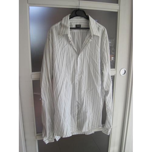 Chemise Homme Rayée Xxl Belle Qualité Mexx 