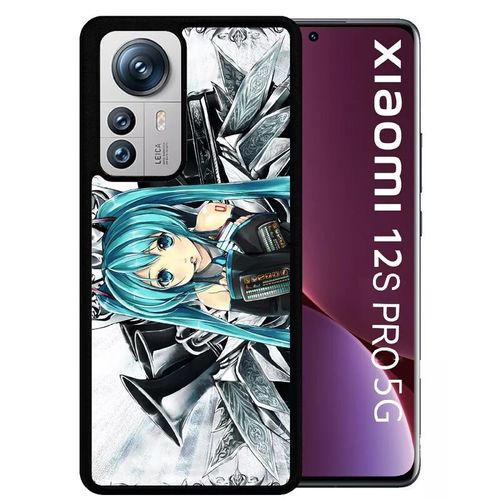 Coque Pour Xiaomi 12s Pro - Manga Fille - Silicone - Noir
