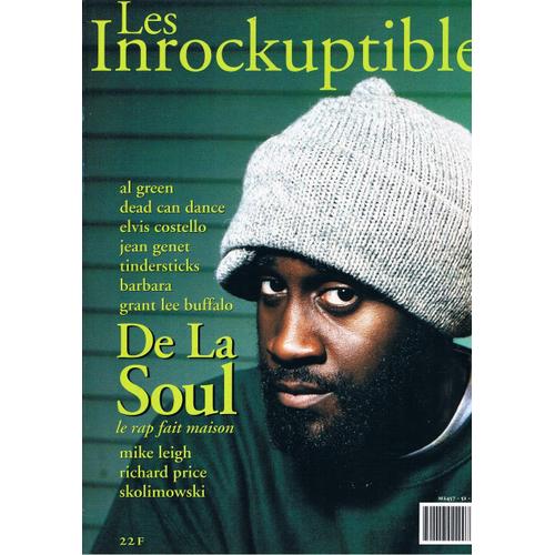 Les Inrockuptibles (Mensuel)  N° 51 : Décembre 1993, De La Soul, Al Green, Dead Can Dance, Elvis Costello, Jean Genet, Tindersticks, Barbara, Grant Lee Buffalo, Mike Leigh, Richard Price...