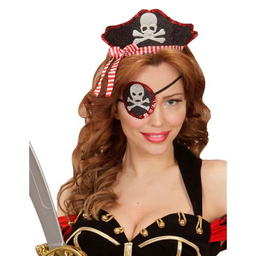 Serre Tête Et Cache Oeil Sexy Pirate Femme