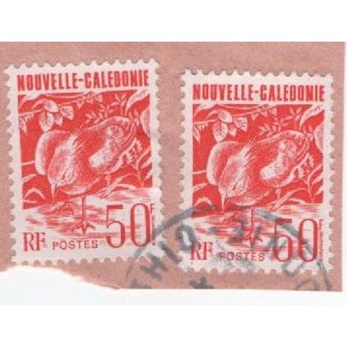 Timbre Nouvelle Caledonie Cagou 50 F Rf 