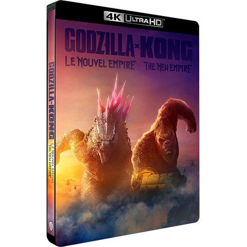 Godzilla X Kong : Le Nouvel Empire - Édition Limitée Steelbook 4k Ultra Hd + Blu-Ray