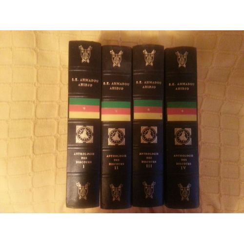 Anthologie Des Discours 1957-1979 S.E. Amahdou Ahidjo (4 Volumes)