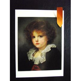 Carte postale non baptiste greuze petit garçon au