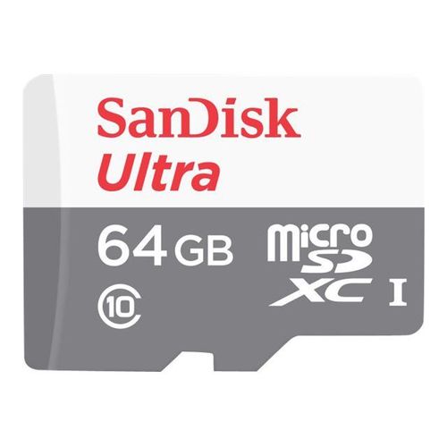 SanDisk Ultra - Carte mémoire flash - 64 Go - Class 10 - microSDXC UHS-I