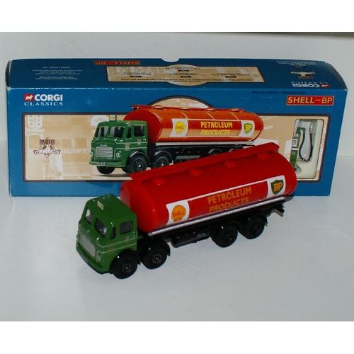 Corgi 1/50 Leyland Elliptical Tanker Shell Bp-Corgi