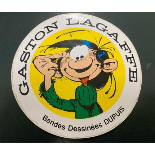 Rare Comme Neuf ! Ancien Autocollant Gaston Lagaffe De Franquin, Éd. Dupuis .