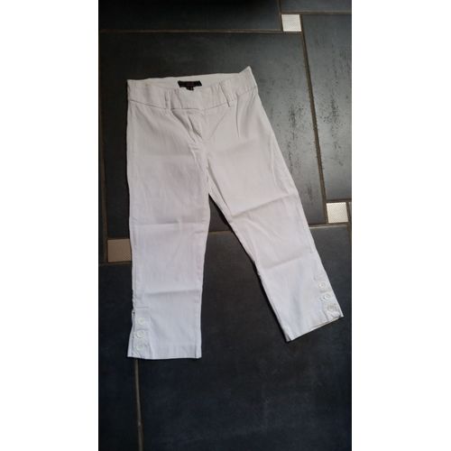 Pantacourt Jennyfer Blanc Taille 36