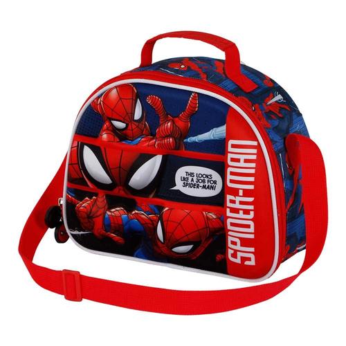 Sac à Goûter 3D - Marvel Spiderman Stronger - Rouge - Taille Unique