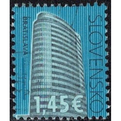Slovaquie 2018 Oblitéré Used Bâtiment Edifice Vub Banque Bratislava Y&t Sk 734 Su