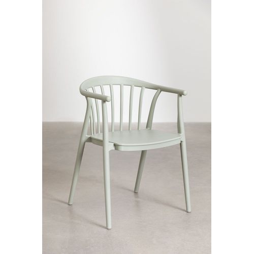 Pack De 4 Chaises De Salle À Manger Empilables Ivor Vert Kaki