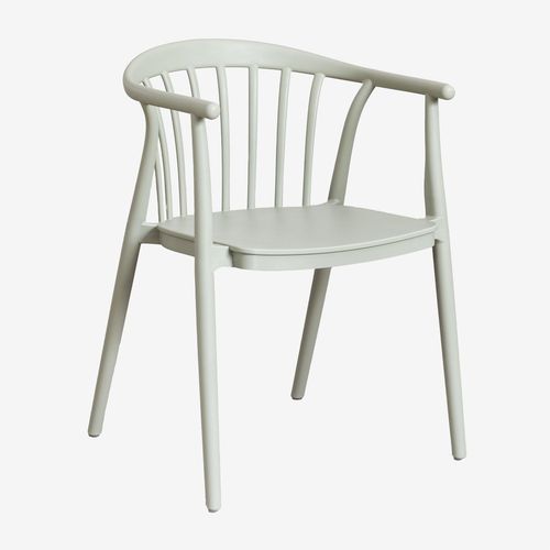 Pack 2 Chaises De Salle À Manger Empilables Ivor Vert Kaki