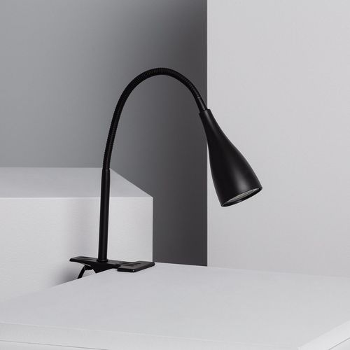 Lampe De Bureau Flex Métal Dandy Avec Pince Noir