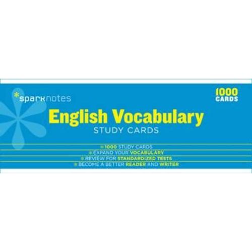English Vocabulary Sparknotes Study Cards