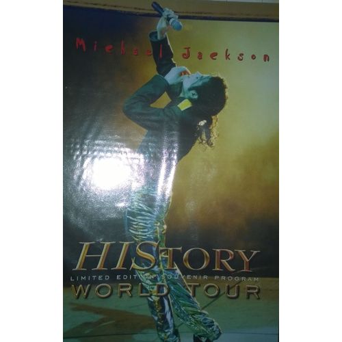 Michael Jackson Programme History Tour Édition Limitée