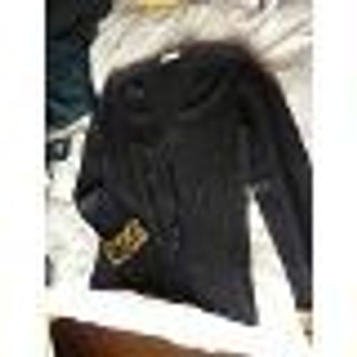 Gilet Noir Bord Des Manches Leopard