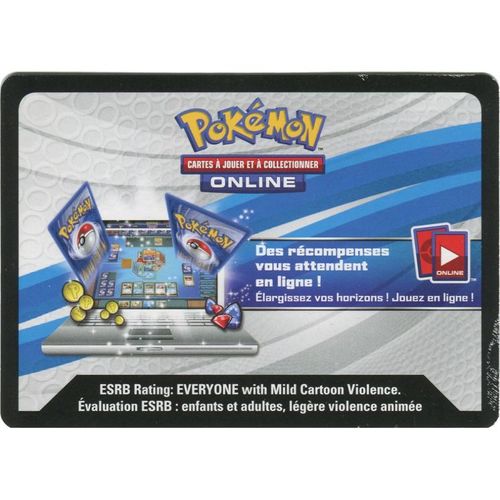 10 Cartes - Codes Online Pokémon Xy